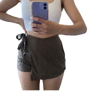 Green/Brown skort/ shorts